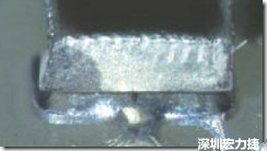 不沾錫，空焊不沾錫
