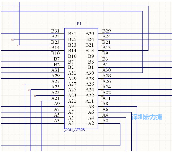 雙擊 1.SchDoc，文件可以被正常打開，下圖是其中的一部分：
