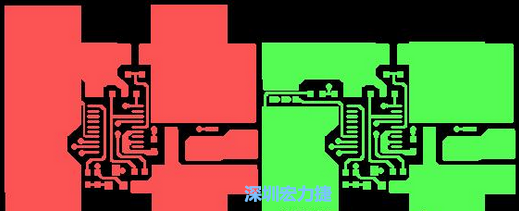 此操作可使文件中大部分的焊盤輸出后仍為焊盤，不會成為線性焊盤，并且不會產生像下圖一樣的短路情況